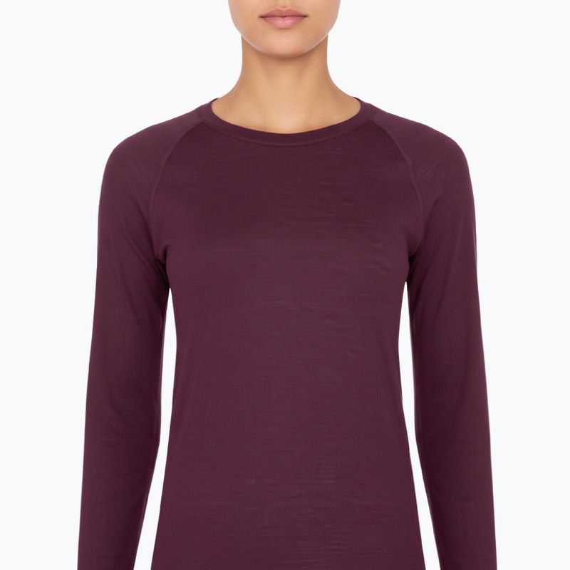 Women's thermal underwear set WOOLCANO Merino SET0543 purple 5
