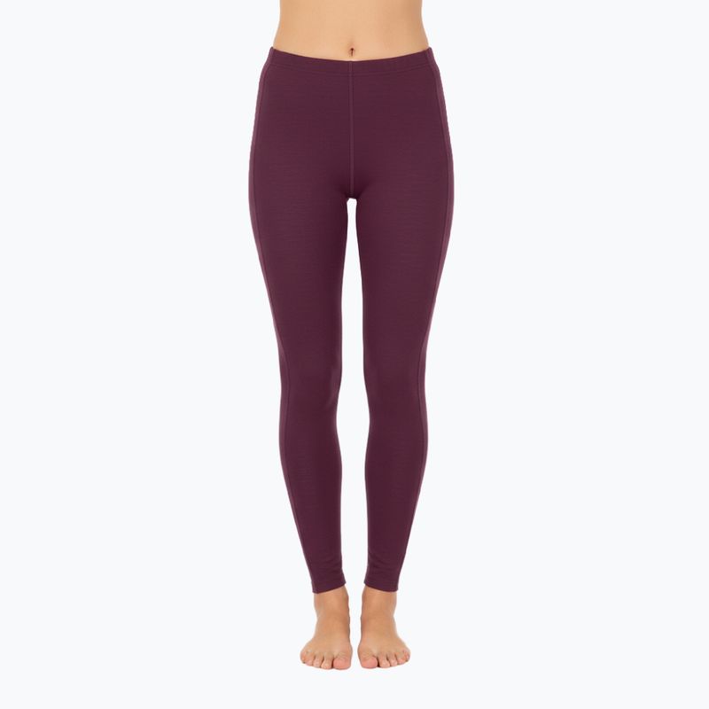 Women's thermal underwear set WOOLCANO Merino SET0543 purple 6