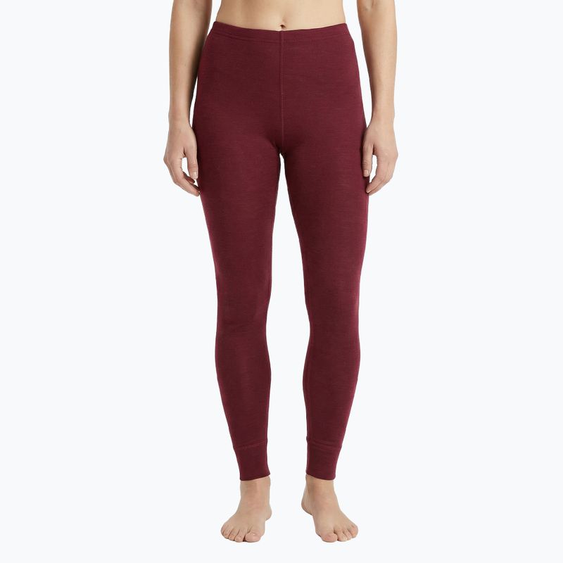 Women's thermal underwear set WOOLCANO Merino SET0543 maroon 6