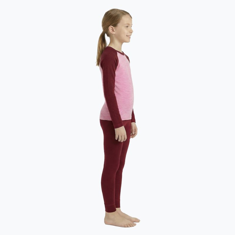 Children's thermal underwear set WOOLCANO Merino SET0982 purple 2