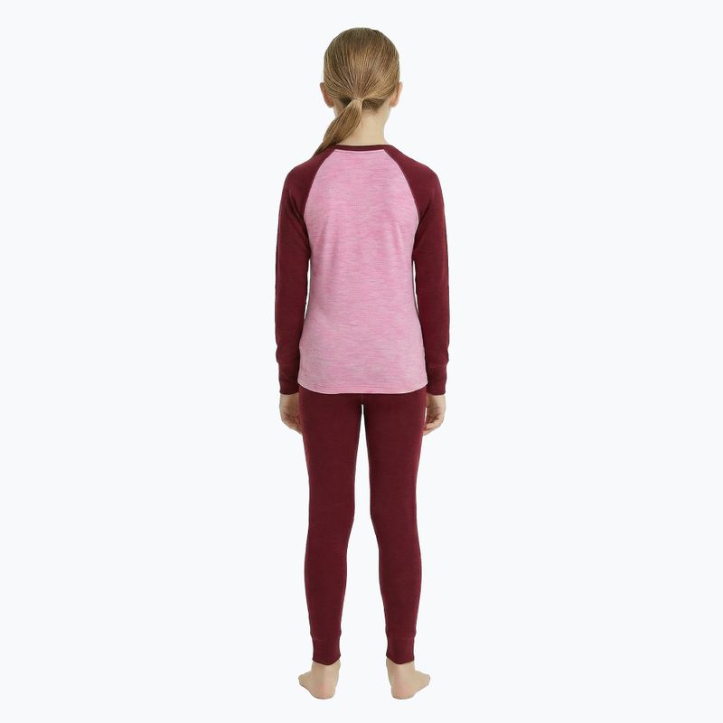 Children's thermal underwear set WOOLCANO Merino SET0982 purple 3
