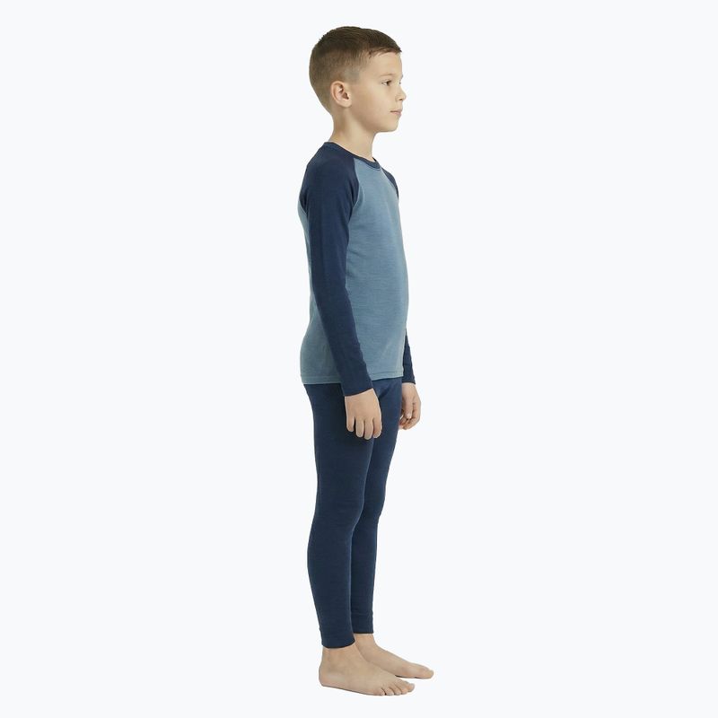Children's thermal underwear set WOOLCANO Merino SET0982 blue 2