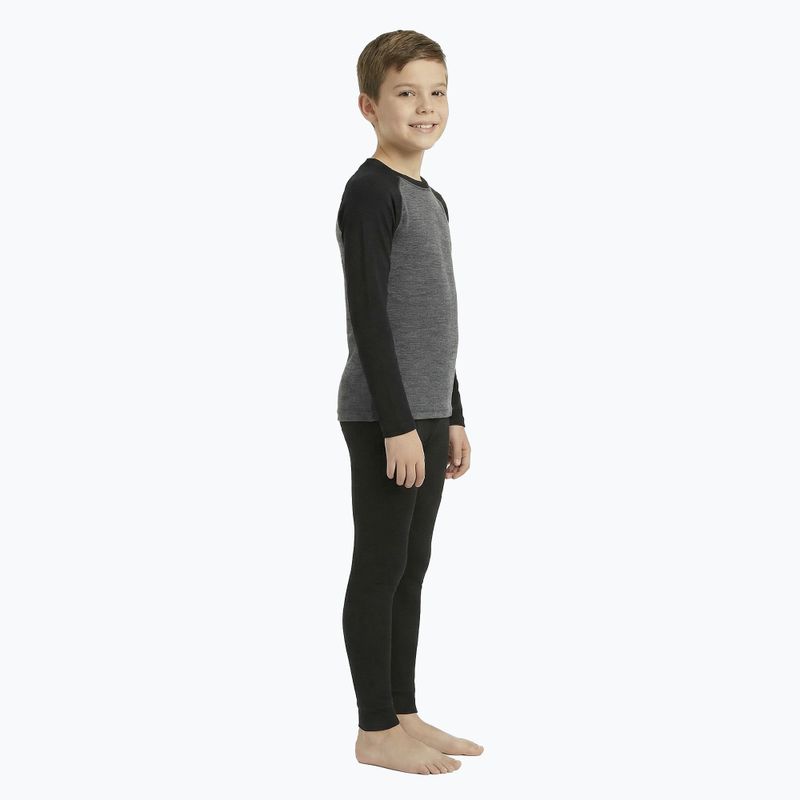 Children's thermal underwear set WOOLCANO Merino SET0982 grey 2