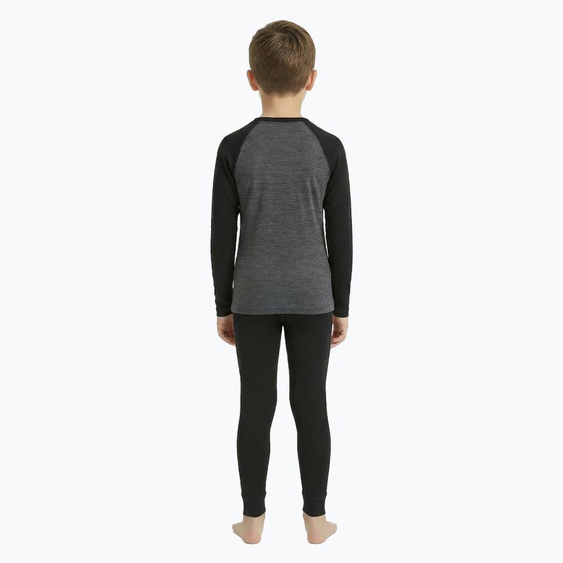 Children's thermal underwear set WOOLCANO Merino SET0982 grey 3