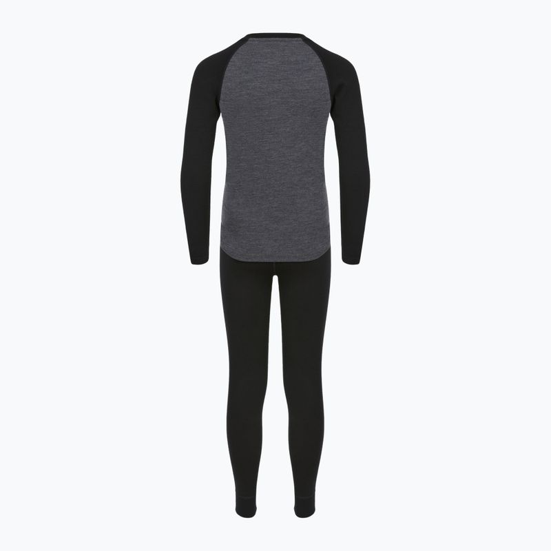 Children's thermal underwear set WOOLCANO Merino SET0982 grey 9
