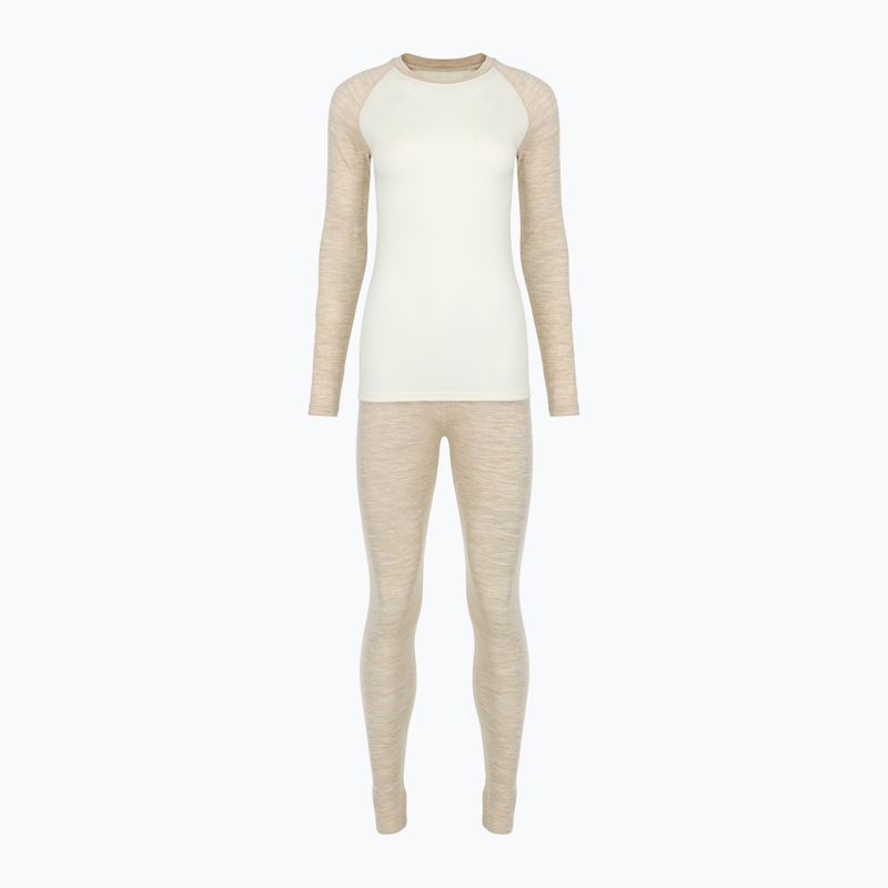 Thermal underwear set WOOLCANO Merino SET0980 beige 9