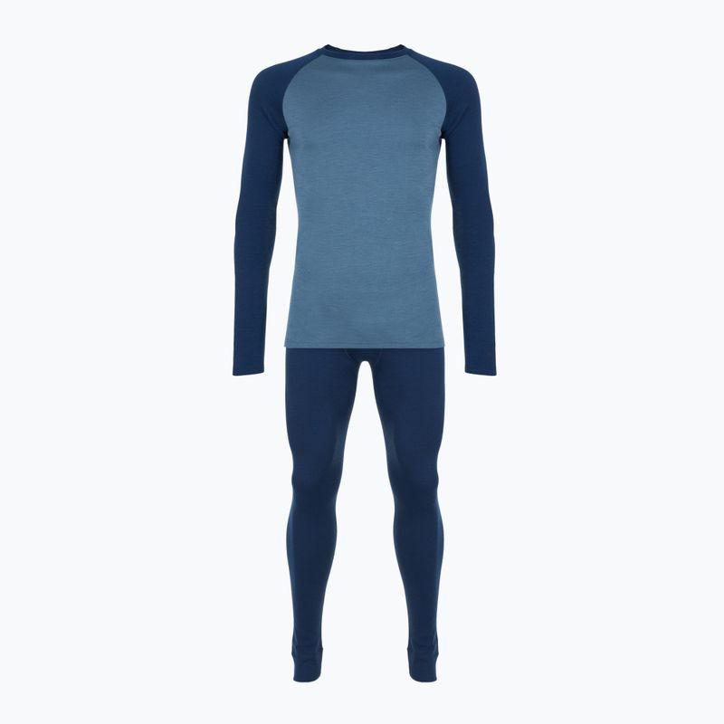 Men's thermal underwear set WOOLCANO thermal Merino SET0978 blue 8