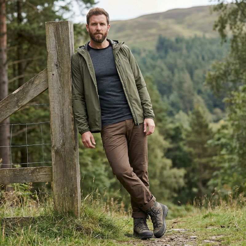 Men's thermal underwear set WOOLCANO thermal Merino SET0978 grey 7