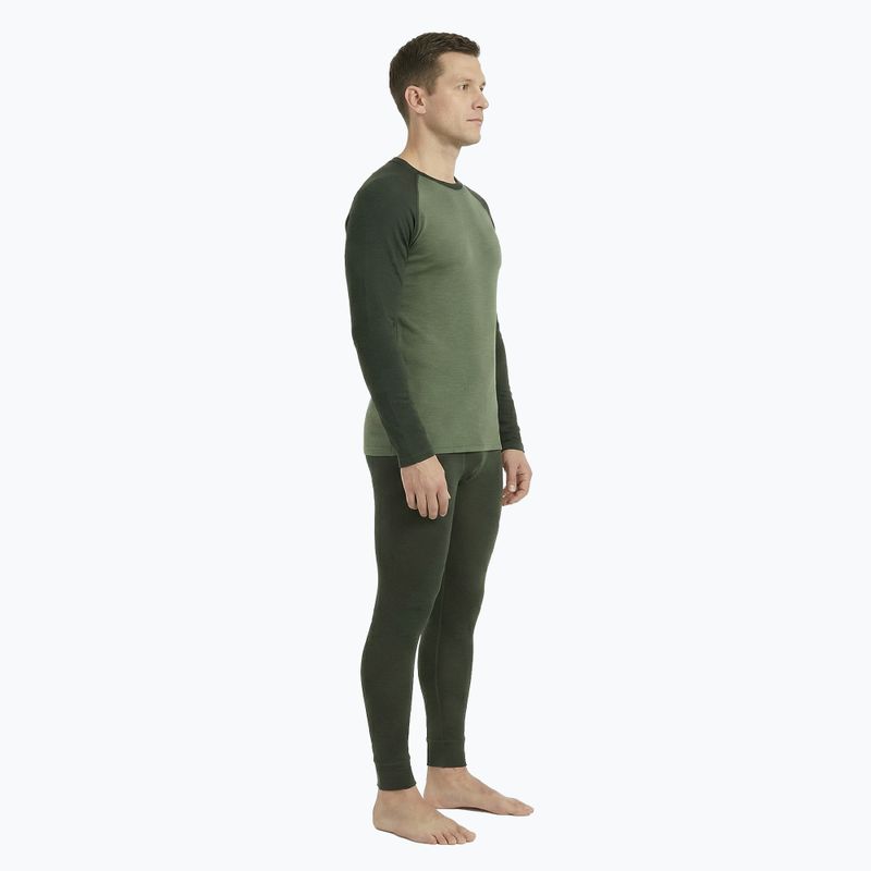 Men's thermal underwear set WOOLCANO thermal Merino SET0978 khaki 2