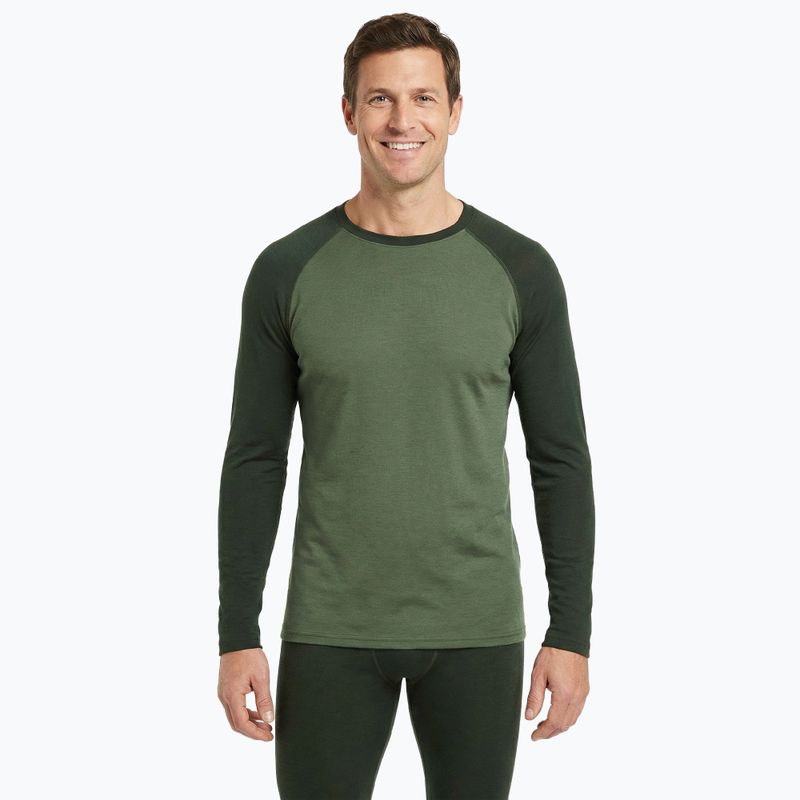 Men's thermal underwear set WOOLCANO thermal Merino SET0978 khaki 5