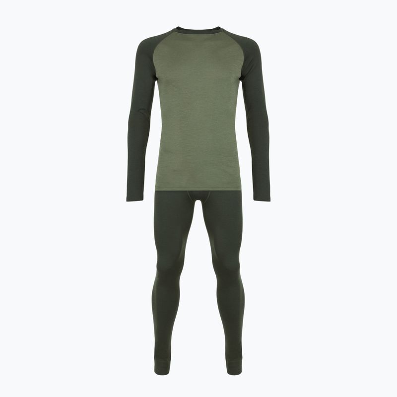Men's thermal underwear set WOOLCANO thermal Merino SET0978 khaki 8