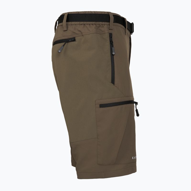 Men's shorts KADVA Seto brown 9