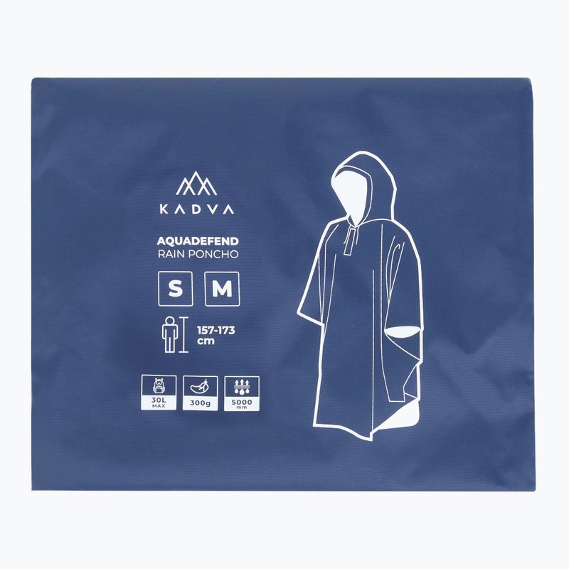 Rain poncho KADVA AquaDefend membrane 5000 navy blue 16