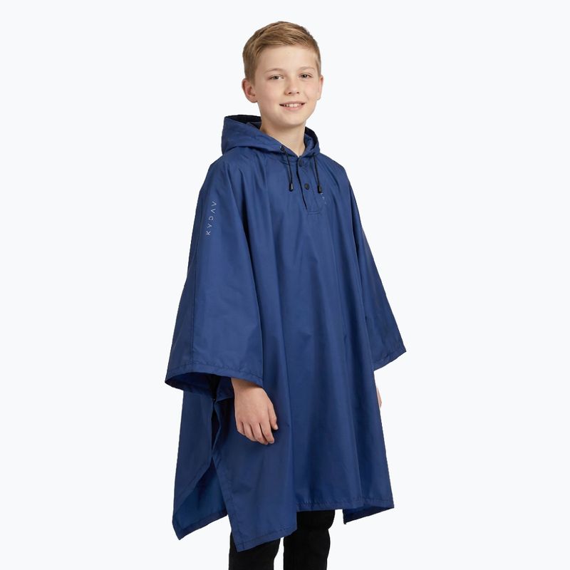 Children's rain cape KADVA AquaDefend membrane 5000 navy 2