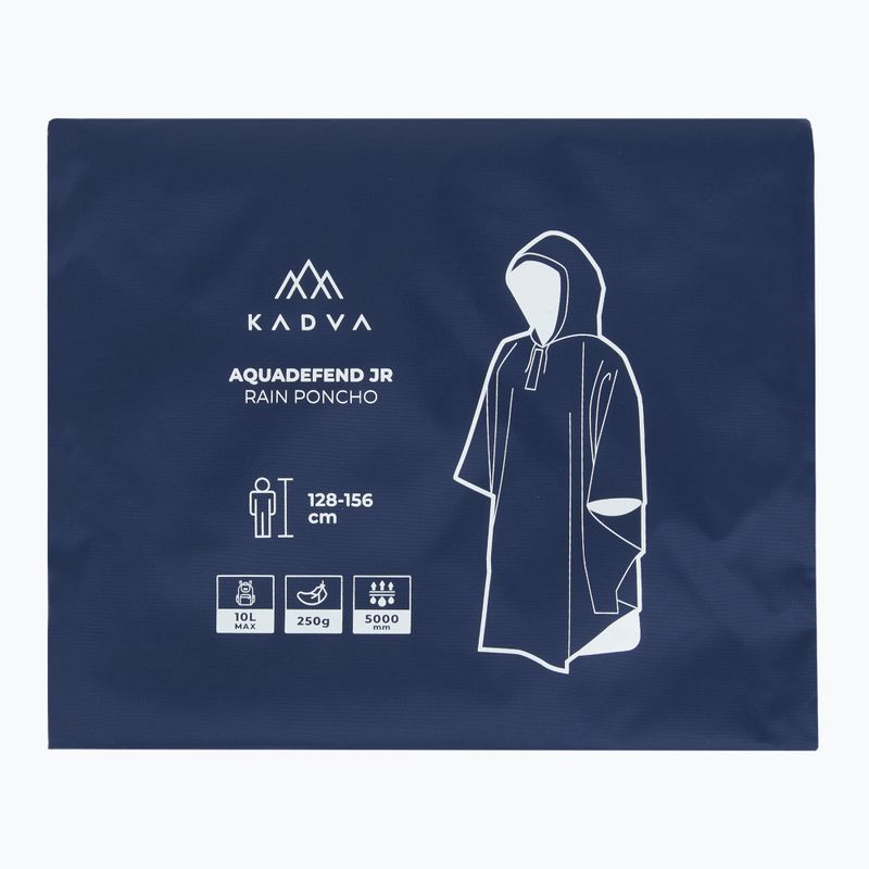 Children's rain cape KADVA AquaDefend membrane 5000 navy blue 15