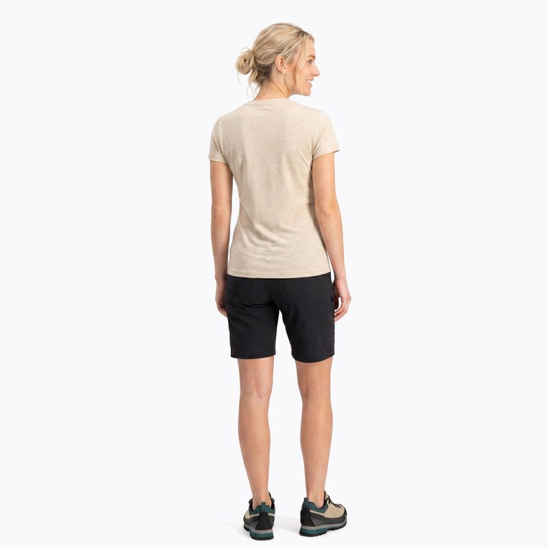 Women's trekking T-shirt KADVA Merivra merino beige 2