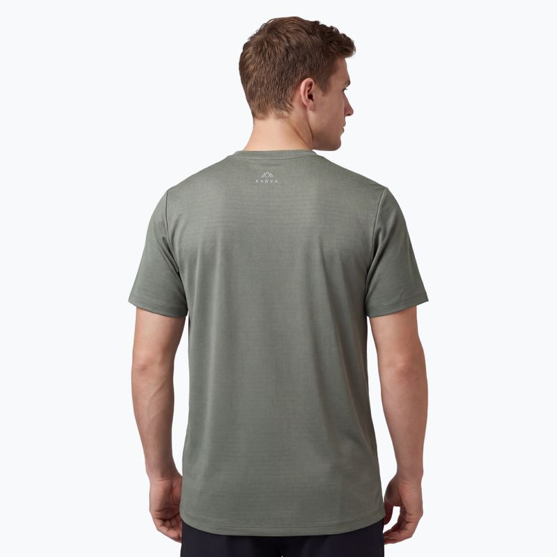 Men's trekking T-shirt KADVA TrailCore breathable green 2