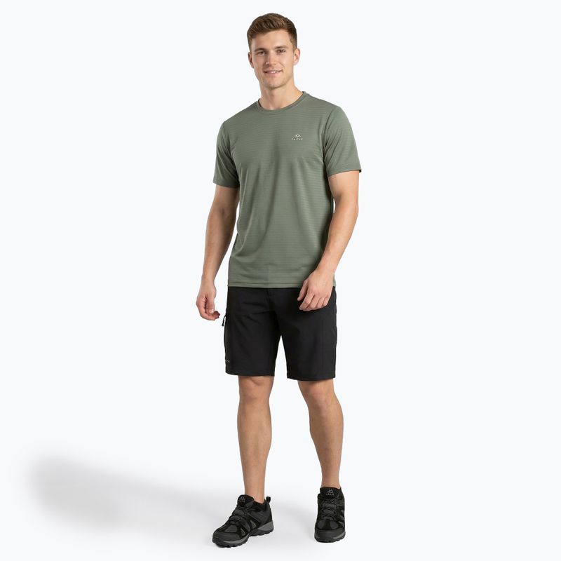 Men's trekking T-shirt KADVA TrailCore breathable green 3