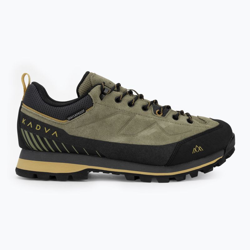 Men's KADVA NEVRA WP low leather trekking shoes green 8