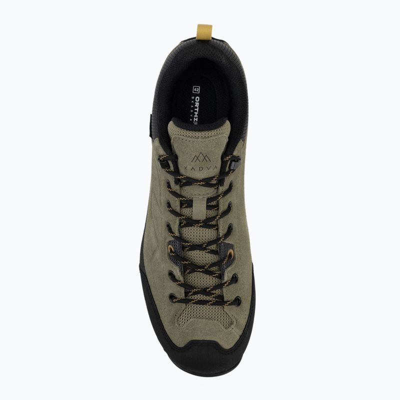 Men's KADVA NEVRA WP low leather trekking shoes green 11