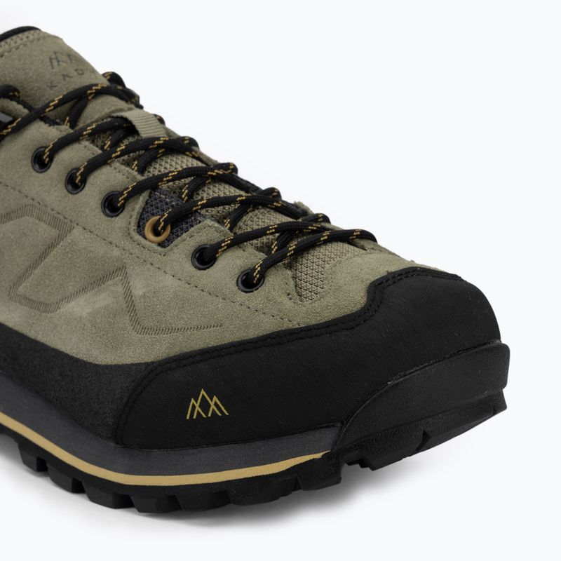 Men's KADVA NEVRA WP low leather trekking shoes green 13