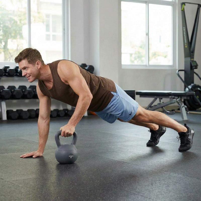 Soft kettlebell XTREXO 4 kg grey 3