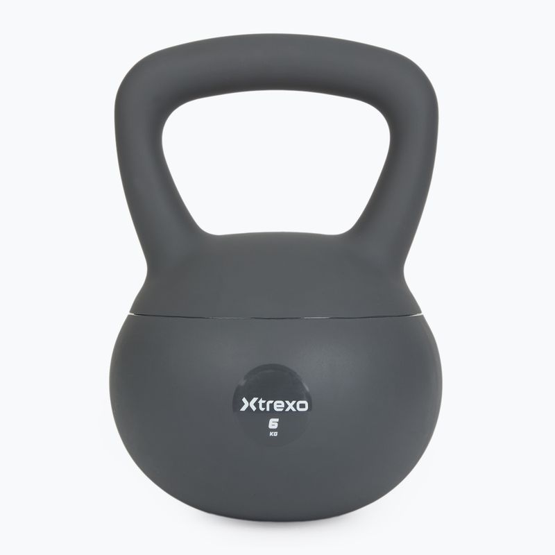 Soft kettlebell XTREXO 4 kg grey 7