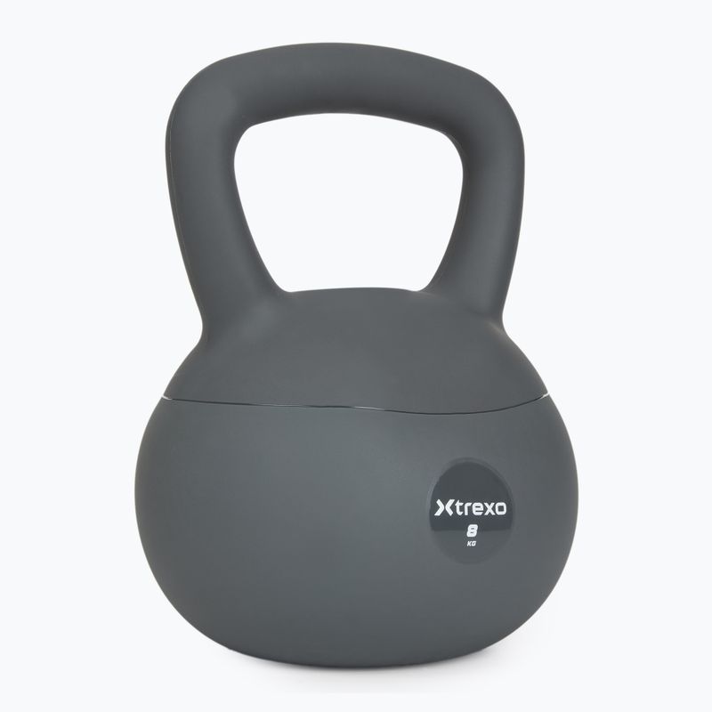 Soft kettlebell XTREXO 8 kg grey