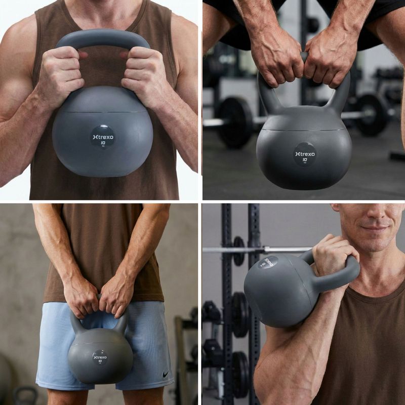 Kettlebell SOFT XTREXO 10 kg grey 6