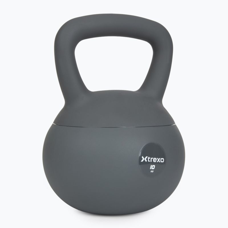 Kettlebell SOFT XTREXO 10 kg grey