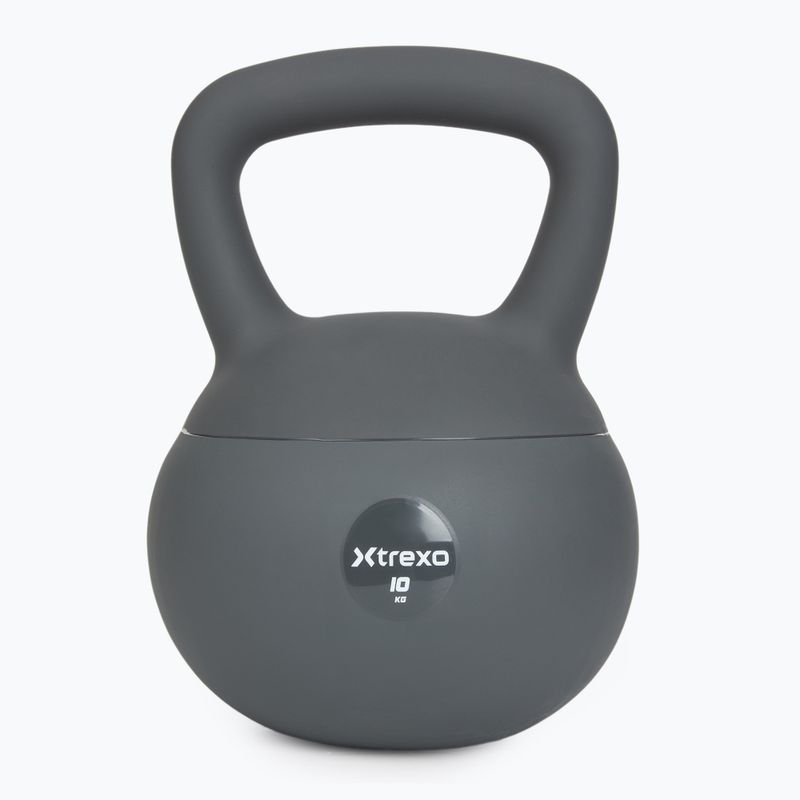 Soft kettlebell XTREXO 10 kg grey 7