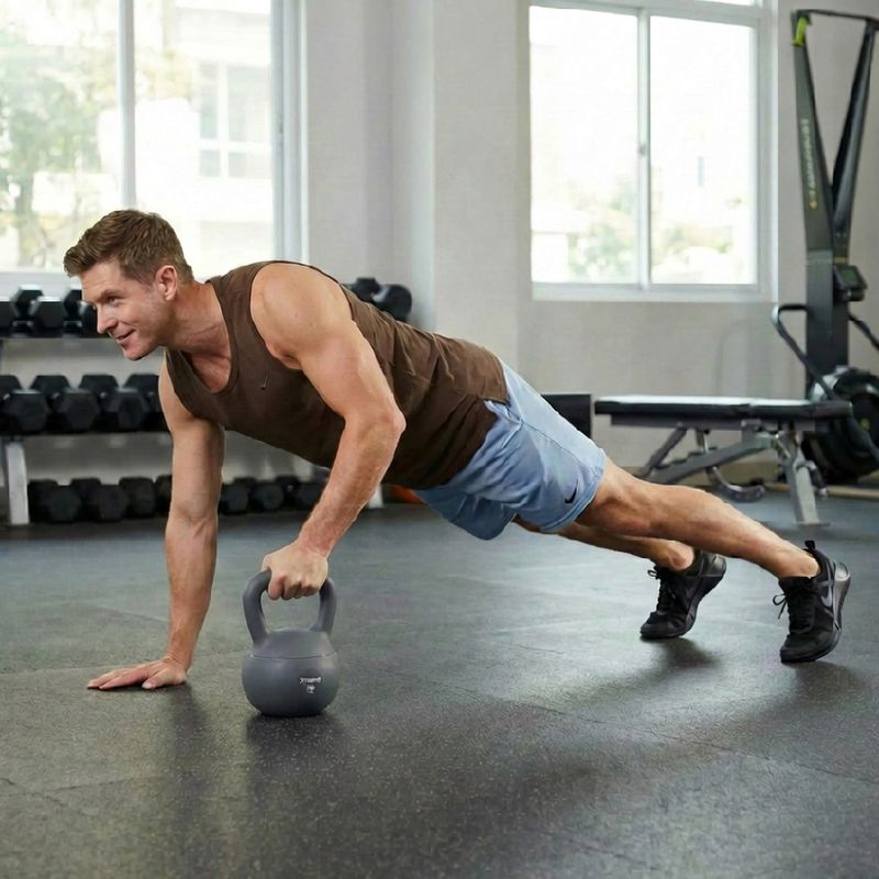 Kettlebell SOFT XTREXO 12 kg grey 3