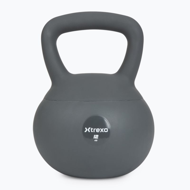 Kettlebell SOFT XTREXO 12 kg grey