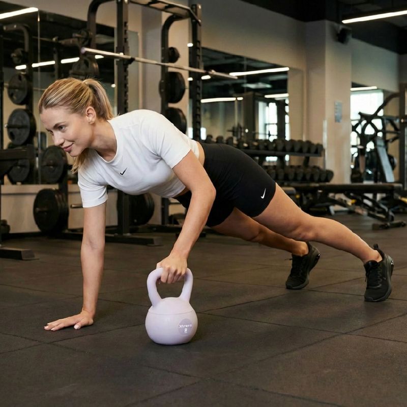 Kettlebell SOFT XTREXO 8 kg purple 3