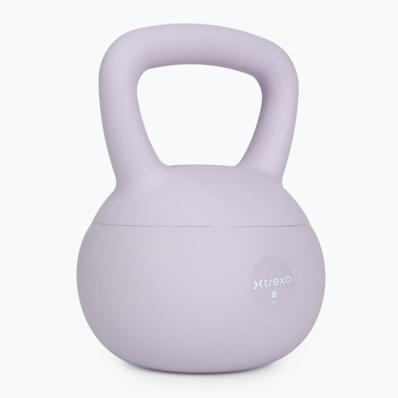 Kettlebell SOFT XTREXO 8 kg purple