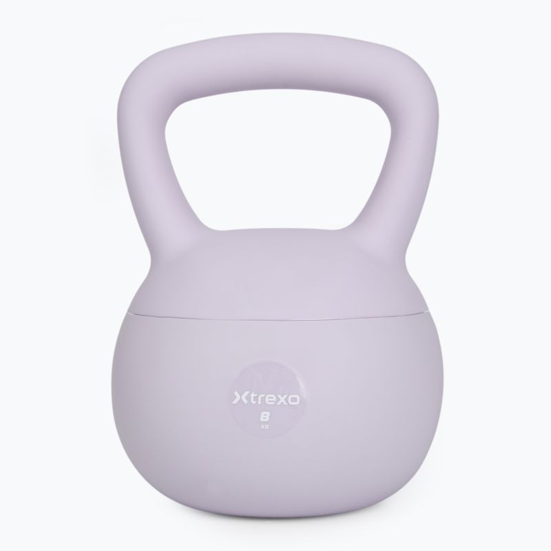 Soft kettlebell XTREXO 8 kg purple 7