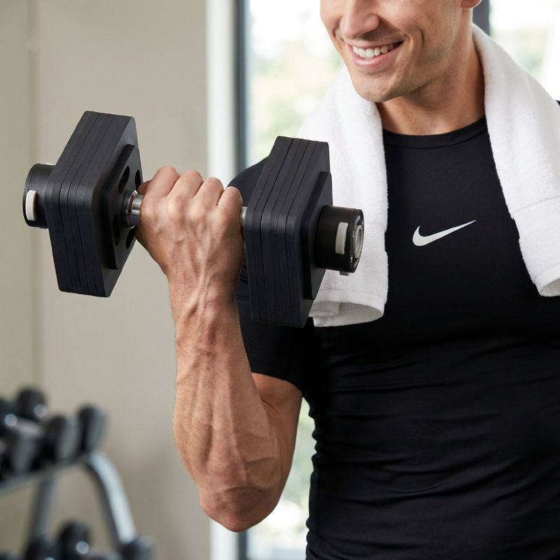 Dumbbell adjustable XTREXO 15 kg black 3