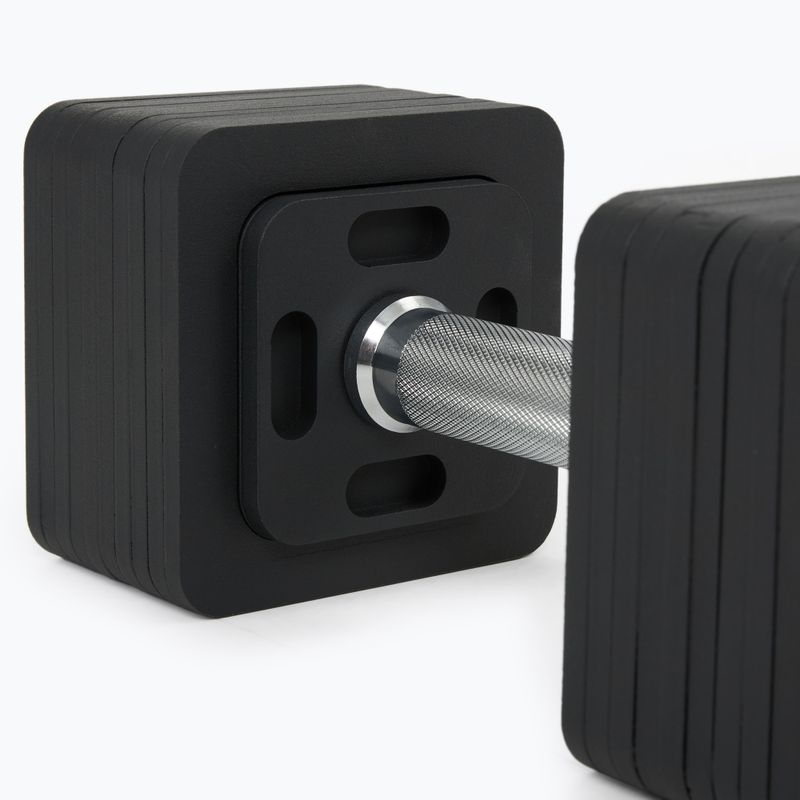 Adjustable dumbbell XTREXO 23 kg black 4