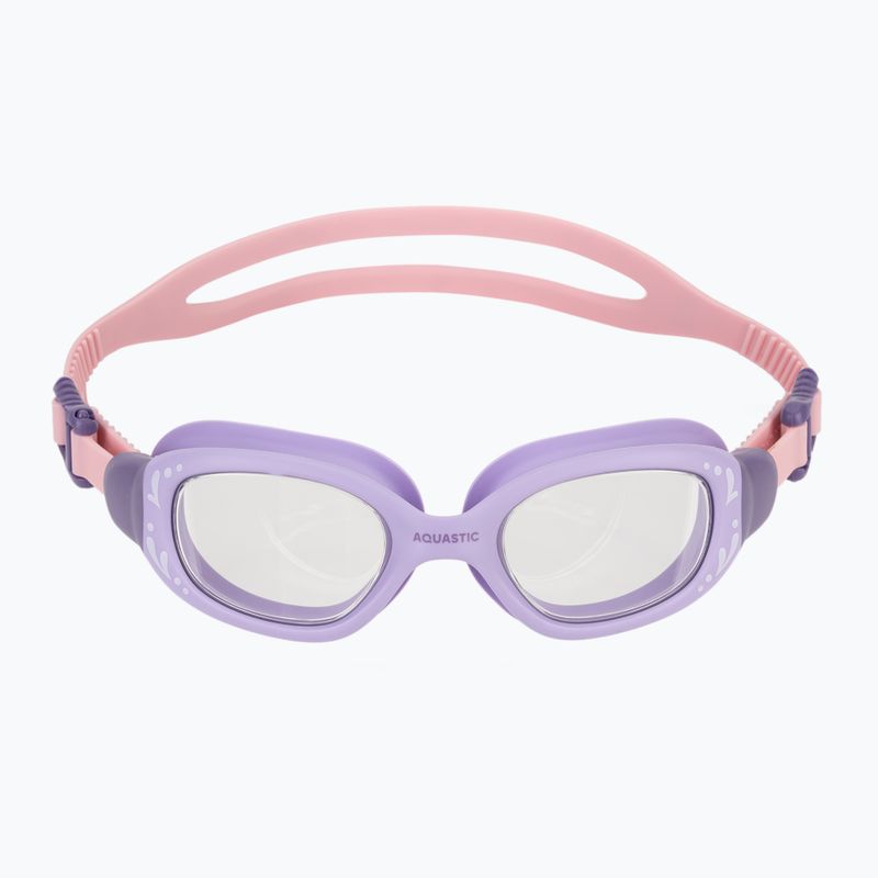 Children's swimming goggles AQUASTIC Spinny purple 8