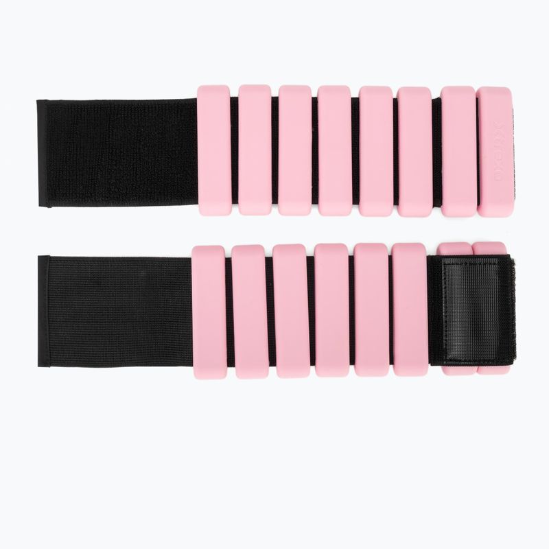 Ankle and wrist weights  XTREXO SCULPT 2 x 1 kg pink 4