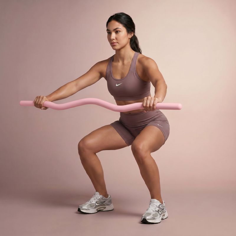EZ curl bar XTREXO SCULPT 110 cm pink 3