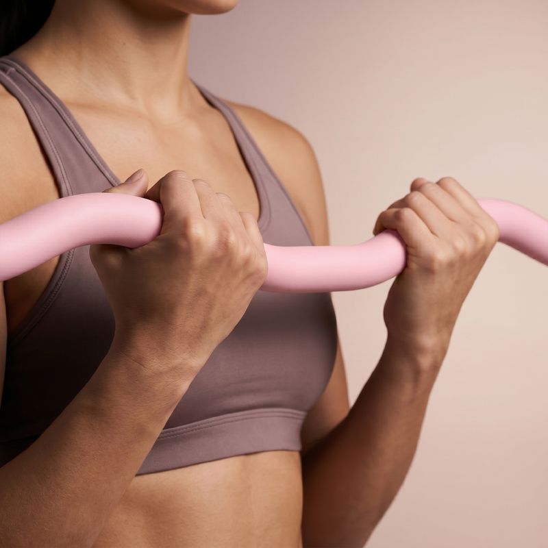 EZ curl bar XTREXO SCULPT 110 cm pink 6