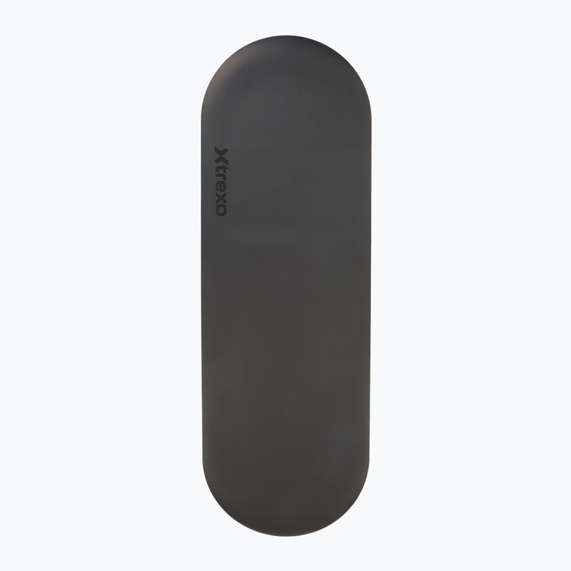 Exercise and yoga mat XTREXO SCULPT rounded 183 x 61 cm black