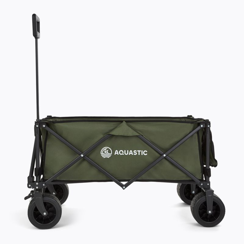 AQUASTIC Caro folding transport trolley green 3