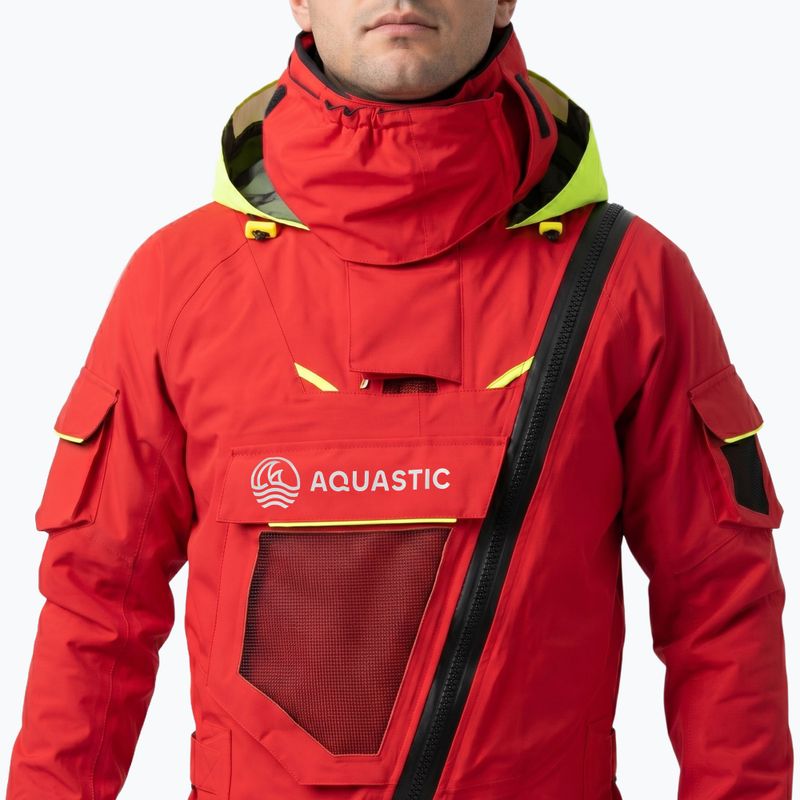 Kombinezon żeglarski męski AQUASTIC Outrun 10 000/8 000 czerwony 5