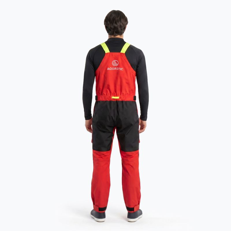 Spodnie żeglarskie męskie AQUASTIC Outrun 15 000/15 000 czerwony 2