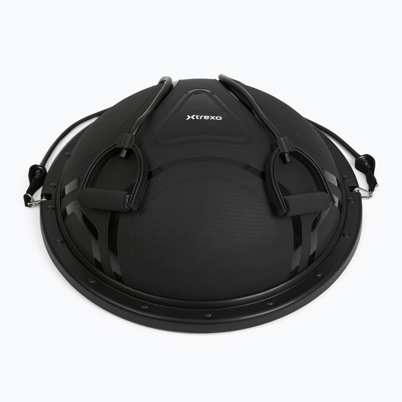 Gymnastics ball XTREXO proFIT with bands black 3