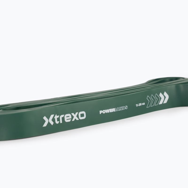 Guma rehabilitacyjna XTREXO 2/5 zielony 2