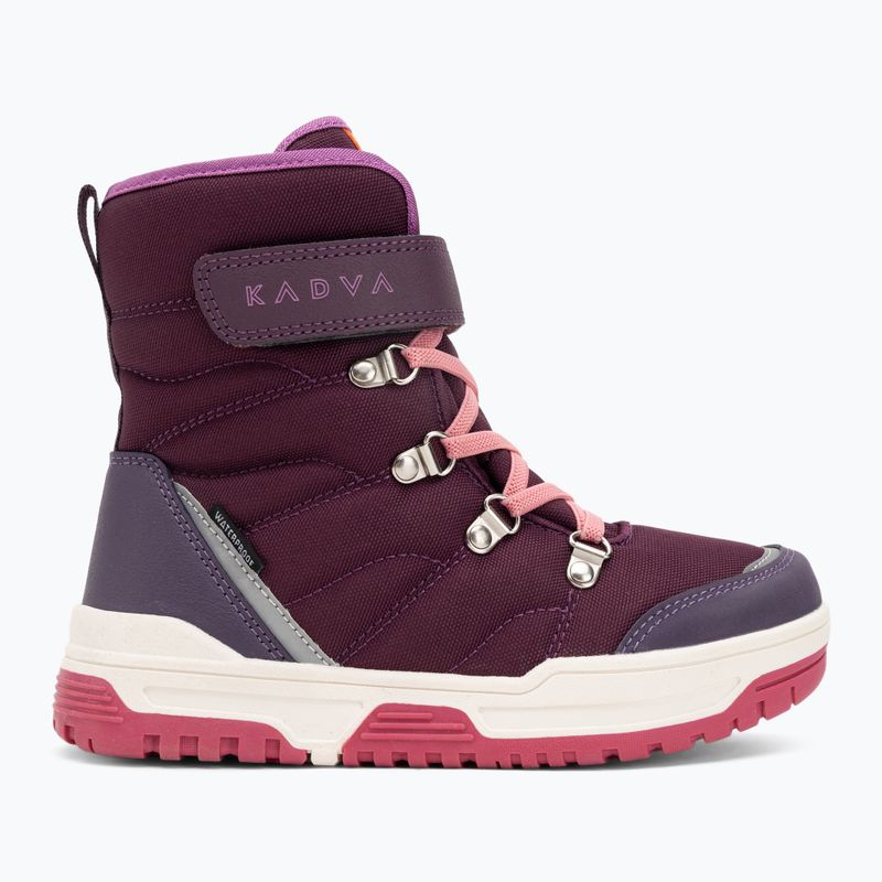 Children's snow boots KADVA Flow WaterProof maroon 2