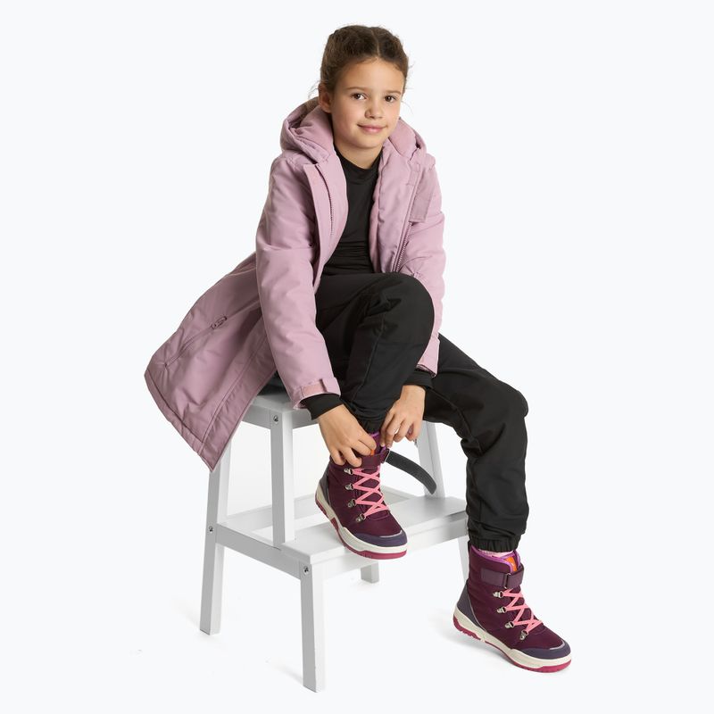 Children's snow boots KADVA Flow WaterProof burgundy 4